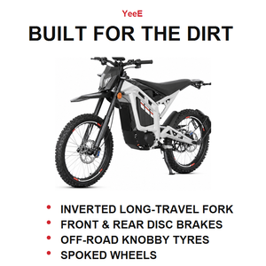 Moto électrique tout-terrain <span class=keywords><strong>Enduro</strong></span> pour adulte 2026 Pro 10KW Peak 72V 40AH 21700 120KM 90KMH 400Nm 65Deg Climbing - Product Image 3