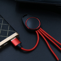 Câble de type c portable de 16cm Câble de charge rapide Câble USB type-c LED Câble de charge USB pour IPhone.