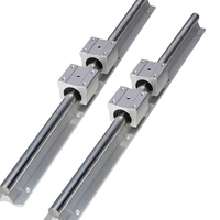 Paypal accepté 50mm à 1000mm voyage CNC Rail de guidage linéaire avec accessoires de roulement en acier Nema 23