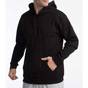 Sweat à capuche pour homme de style urbain haut de gamme, en polaire personnalisé, streetwear décontracté, hiver, écologique, brodé, fournisseur OEM, marque privée - Product Image 3