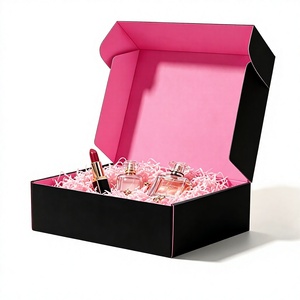 custom logo corrugated mailer box, color inside lining, printed shipping box, gift packaging box - Product Image 2