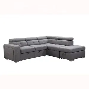 Sofa Ukuran Besar Multifungsi, Sofa Ukuran Besar Dapat Dikonfigurasi Ulang Modern, Kain Sofa Kombinasi Sudut Sofa Modular Italia