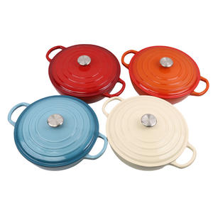 Sıcak satış 26cm dökme demir emaye çorba tenceresi güveç tenceresi anne Pot yapışmaz seramik tencere ev restoran otel için güveç - Product Image 1