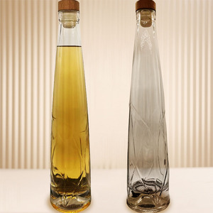 Rỗng 375ml rượu vang chai thủy tinh nhà máy tùy chỉnh giá bán buôn 500ml 700ml 750ml Vodka Whisky tinh thần chai rượu thủy tinh - Product Image 1