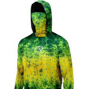 Camiseta de Pesca de Manga Larga con Estampado Digital Personalizado para Hombre, de Secado Rápido, Resistente al Viento, Transpirable, Ropa de Exterior con Protección UPF50, 100% Impermeable - Product Image 1