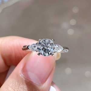 DK 3.5CT круглый вырез VVS лабораторное кольцо с бриллиантом 18 карат золото IGI сертифицировано для свадеб и подарков, прямые поставки от производителя, простота и роскошь - Product Image 2