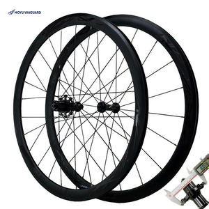 Jeu de roues de vélo de route 700C, jante en alliage d'aluminium 40MM, frein C/V, grande bordure 80, <span class=keywords><strong>course</strong></span>, capacité de charge 200kg - Product Image 1
