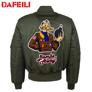 Inverno Vintage Oversize Bread Jacket Loose Hip Hop <span class=keywords><strong>Airline</strong></span> <span class=keywords><strong>Pilot</strong></span> Jacket Homens Mulheres - Product Image 1