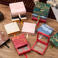 Boîte à bijoux transparente colorée et recyclable de la série Advanced Sense PE Suspension Packaging pour le rangement des bracelets – Tendance