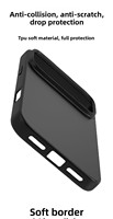 Coque de téléphone souple en Tpu mat pour iPhone 17 air 16 Pro Max, housse de protection de qualité pour téléphone portable, logo à motif imprimable personnalisé
