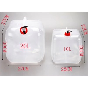 Échantillon Gratuit : Seau Pliant d'Extérieur 20L pour Camping, Sac d'Eau Portable Grande Capacité pour Voiture - Product Image 3