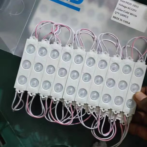 Factory Supply Injection Mold LED Light Source SMD2835 1.8W 3 Leds  7015 9820  220v230v AC LED Module Light