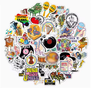 50- POP <span class=keywords><strong>Taylor</strong></span> Red Song Letters Stickers Cross-border Singer Door Stickers Etiqueta adhesiva Etiqueta personalizada Etiqueta <span class=keywords><strong>de</strong></span> dibujos animados - Product Image 5