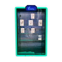 Nouveaux produits : Présentoir de bureau en acrylique pour cigarettes et tabac avec porte verrouillable, cartes pop-up, vitrine en acrylique électronique