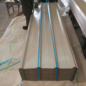 Panneau en acier ondulé, revêtu de zinc, tôle <span class=keywords><strong>ondulée</strong></span> galvanisée pour <span class=keywords><strong>bardage</strong></span> mural et toiture - Product Image 4