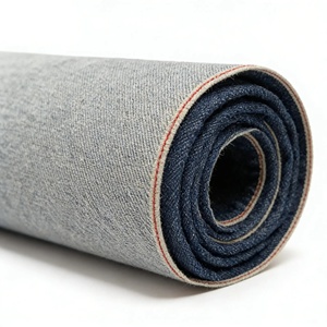 Tissu denim brut extensible sergé bleu indigo Lizhi Manufacturing pour <span class=keywords><strong>jeans</strong></span>, vestes, chaussures et vêtements - Vente en gros - Product Image 1