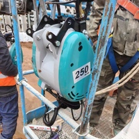 Palans électriques portables en métal avec câble métallique de 500 kg, nouveau modèle KEYI 220V, petit palan minier, télécommande, hauteur de levage de 30 m