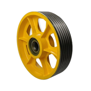 <strong>Elevator</strong> Counterweight Reverse Rope Wheel Guide Wheel Car Top Wheel Car Bottom <strong>Pully</strong> 330 418 520 400*5*10 <strong>Elevator</strong> Spare Parts - Product Image 1