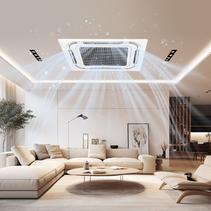 Aires Acondicionados Multi Split VRF con Inversor Central, Climatización por Suelo/Techo, <span class=keywords><strong>Cassette</strong></span>, para Villas - Product Image 2