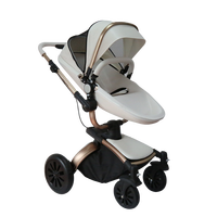 Poussette Landau pliable de haute qualité 3 en 1 à prix compétitif Poussette bébé portable de luxe 3 en 1 avec lit bébé