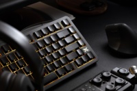 Clavier de jeu mécanique sans fil RGB XVX L75 Air à profil bas avec mode filaire USB-C Type-C 2,4 GHz