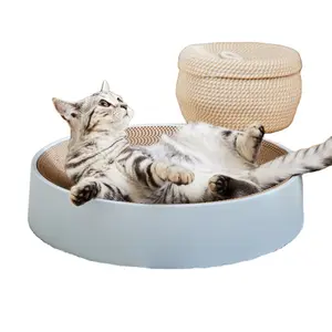 최고의 가격 자연 안전 고양이 긁는 골판지 고양이 스크래치 장난감 보드 판지