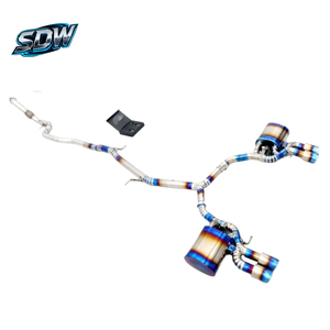Tubo de <span class=keywords><strong>Escape</strong></span> de Acero Inoxidable Pulido Espejo para <span class=keywords><strong>Audi</strong></span> A3 A4 A5 Q5 <span class=keywords><strong>SQ5</strong></span> Q7 Q8 SQ8 RS Q8 Sistema de <span class=keywords><strong>Escape</strong></span> Deportivo con Sonido - Product Image 2