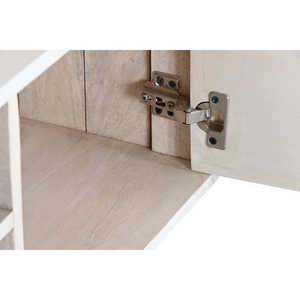 Mango Rattan <b>TV</b> <b>Stand</b> 128x40x45 off <b>White</b> - Product Image 2