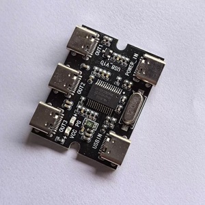 USB <b>Hub</b> 4 Port USB 2.0 Type <b>C</b> With Power Input For Raspberry Pi 4 5 Expansion Module - Product Image 4