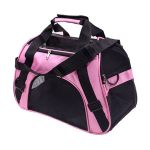 फैक्टरी थोक पोर्टेबल तह पालतू वाहक छोटे कुत्ते यात्रा बैग उच्च गुणवत्ता टिकाऊ बिल्ली वाहक बैग सांस आउटडोर - Product Image 1