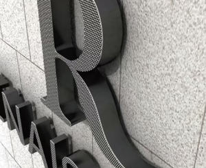 A basso <span class=keywords><strong>consumo</strong></span> energetico Anti abbagliamento personalizzato in oro acrilico canale di costruzione Led lettere segno Business illuminato retroilluminato - Product Image 4