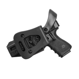 Level 3 Polyester <strong>Holster</strong> for G19/17/19X Gen 1-5 G23/32/G 45/44 Gen1-4 Adjustable OWB Paddle Auto Lock Thumb Release - Product Image 4