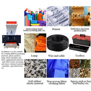 أسعار ماكينة تكسير نفايات البلاستيك PE PP PVC PET كسارة بلاستيك صناعية فرامة بلاستيك - Product Image 5