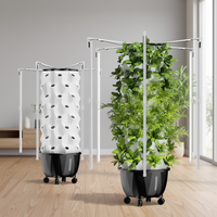 Système de culture hydroponique verticale complet pour légumes avec pompes à eau