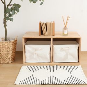 Étagère ouverte en bois de la série Tatami à combiner librement, largeur 31,5 x <span class=keywords><strong>profondeur</strong></span> 15,7 x hauteur 15,4 pouces (80 x <span class=keywords><strong>40</strong></span> x 39 cm), naturel - Product Image 1