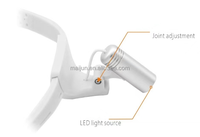 Lampe frontale dentaire 3W LED réglable sans fil électrique en plastique Lampe chirurgicale lumineuse Spot ENT Lampe frontale chirurgicale Tête légère