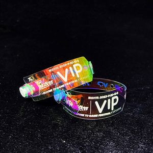 Venta al por mayor barato impermeable personalizado Tyvek pulseras para eventos láser platino pulsera - Product Image 2