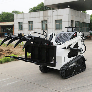 Mini Kompakt lader Diesel 500kg 400kg Kapazität Kostenloser Versand Günstiger Preis Crawler Radlader Kern Motor pumpe Komponenten - Product Image 1