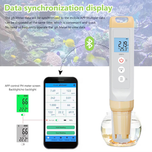 Probe Replaceable 5 in 1 Ph/<strong>Opr</strong>/Tds/Ec/Salinity/Temperature Ph Meters Water Quality <strong>Tester</strong> Digital Ph Pen - Product Image 2