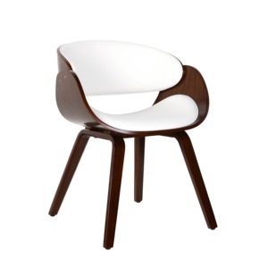 Hiện đại Bắc Âu đồ nội thất nhà gỗ Ghế ăn với chất liệu da gỗ chân gỗ bàn ăn - Product Image 2