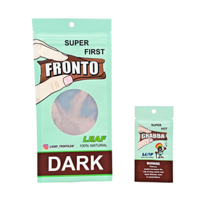 Custom Print Resealable Ziplock Plastic Smoking Tobacco Cigar <strong>Wraps</strong> Grabba Fronto <strong>Leaf</strong> Wrappers Packaging Bags - Product Image 1