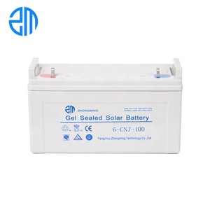 Batería de Almacenamiento de Energía Solar ZOOMAR SOLAR 12V 100Ah Sellada de Ciclo Profundo con Terminales de Cobre, Material ABS, Libre de Mantenimiento, 3 Años de Garantía, 6-CN - Product Image 2