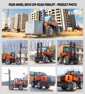 Montacargas Todoterreno 4x4 de 3-<span class=keywords><strong>6</strong></span> Toneladas, Diésel, con Certificación CE ISO para Obras de Construcción, Granjas y Caminos Fangosos - Product Image 2