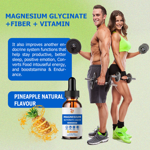 Suplemento de Glicinato de Magnesio Orgánico de Marca Privada en Gotas Líquidas con Fibra de Celulosa y Bromelina para Apoyar la Función Intestinal - Product Image 6
