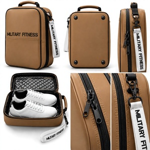 Bolsa de Viaje Multifuncional Personalizada de Fábrica, Organizador de Zapatos de PU, Bolsas para Zapatos con Cierre de Cremallera para Viajes y Hogar - Product Image 1