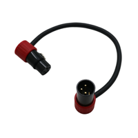 Kabel Adaptor XLR Sudut 90 Derajat, Kabel Mikrofon XLR Pria ke Wanita yang Dapat Disesuaikan, Kabel Mikrofon yang Dapat Diputar untuk Mikrofon Mixer