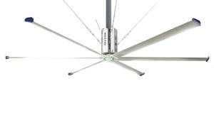 <span class=keywords><strong>Ventilateur</strong></span> HVLS de marque chinoise réputée, pales en PU souple, connexion 20 pieds, moteur BLDC géant, <span class=keywords><strong>ventilateur</strong></span> de <span class=keywords><strong>plafond</strong></span> PMSM pour atelier, entrepôt - Product Image 2