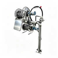 Treuil hydraulique à deux roues pour filet de pêche 1-2 tonnes 16 MPa 11 kW 5-160 tr/min en acier inoxydable pour bateau de pêche