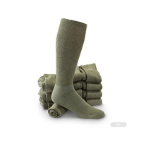 Ktm — chaussettes vertes, chaussettes de l'armée en laine, chaussons de l'armée vietnam, vert, K554