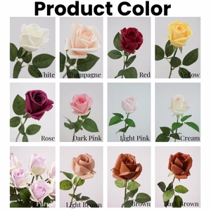 C-074 Venta Caliente Rosa Artificial <span class=keywords><strong>de</strong></span> Látex con Tacto Real, Rosas <span class=keywords><strong>de</strong></span> Cabeza Pequeña con Tacto Real <span class=keywords><strong>para</strong></span> Decoración <span class=keywords><strong>de</strong></span> Bodas, San Valentín y <span class=keywords><strong>Eventos</strong></span> en el Hogar - Product Image 6